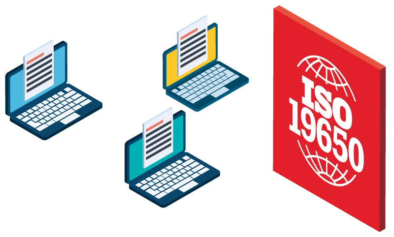 Isometric tunnel construction illustration
